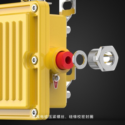 台创BAJ52防爆双头应急灯led壁挂2*3W停电充电消防照明灯36V220V图2