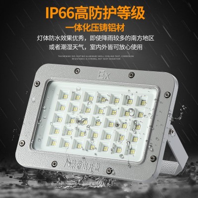LED防爆灯 加油站仓库厂房工业粮仓户外防水防腐投光灯泛光灯照明图3
