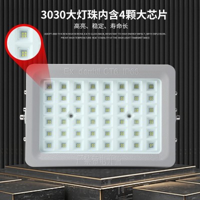 LED防爆灯 加油站仓库厂房工业粮仓户外防水防腐投光灯泛光灯照明图2