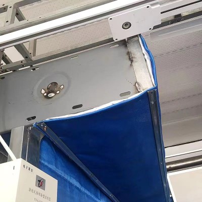 无机布防火卷帘门 提升式 双轨双帘 商场地下车库用 款式新颖图5