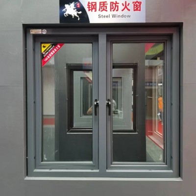 防火窗 铝合金防火门窗 钢质防火窗户 断桥铝耐火窗隔热密封悍锐图4