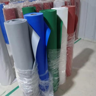 电焊防火布 挡烟垂壁布 阻燃三防布 硅胶布厂家 防火篷布图2