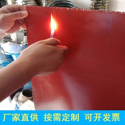 定做挡烟垂壁专用防火耐高温防水三防布布隔热阻燃电焊防火布厂家图3