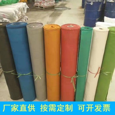 小批量定制硅胶防火布绝缘阻燃纳米帆布防水玻璃纤维三防布图4