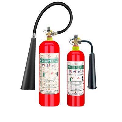 推车干冰灭火器3kg 2kg5kg7kg24kg三公斤手提式CO2 二氧化碳灭火器图4