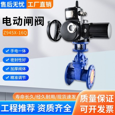 上海美科埃美柯沪工良工迈克精工智能一体电动法兰闸阀Z945X-16Q图3