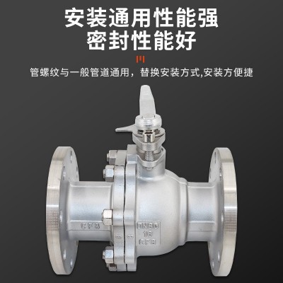 上海良工埃美柯沪工美科迈克精工阀不锈钢手电动法兰球阀Q41F-16P图4
