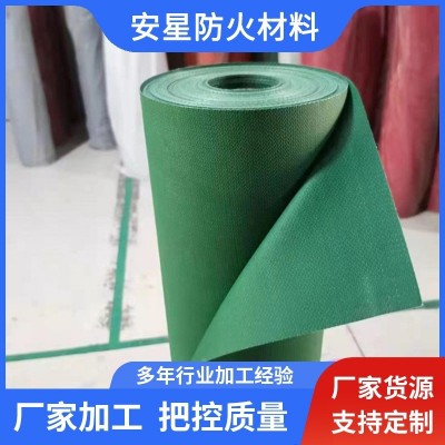 定制A级耐高温硅钛隔热阻燃挡烟垂壁用布厂家供应防火涂层硅钛布图2