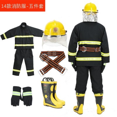 消防服套装14款消防员灭火防护服六件套17款消防员灭火服消防认证图2