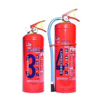 干粉灭火器 手持4kg商铺灭火器车载家用商用消防器材干粉灭火器图5