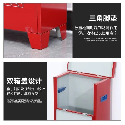 灭火器箱子消防箱干粉灭火器4kg5kg两具装加厚灭火器箱子生产批发图4