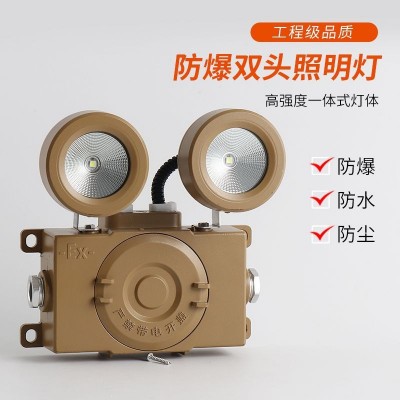 防爆应急灯消防应急灯LED双头应急灯IP65防爆防水楼梯通道安全出图3