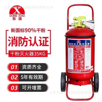 东消灭火器干粉二氧水基手提式家用商用四公斤商店车店用图3