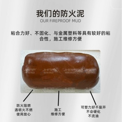 国标防火泥柔性有机防火堵料阻燃密封胶泥可塑性孔洞封堵材料厂家图3