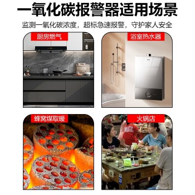 一氧化碳报警器家用室内电池款蜂窝煤烟煤气体检测仪co报警器图5