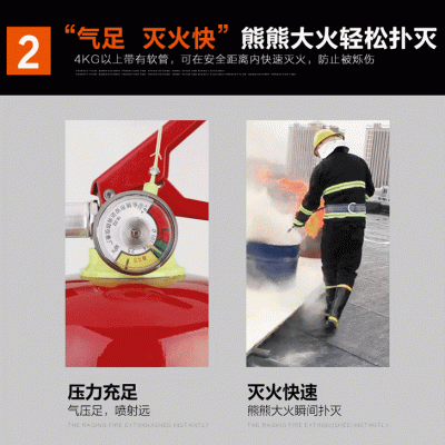 干粉灭火器手提式4KG灭火器车载灭火器1KG2公斤消防灭火器图5