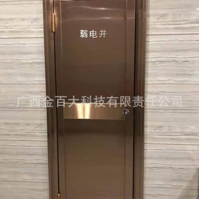 南宁不锈钢304防火门双开不锈钢防火门可带视窗玻璃26mm复合玻璃图3