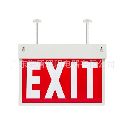 EXIT厂家直销外贸出口外销标志灯指示灯出口指示牌应急灯应急吊牌图5