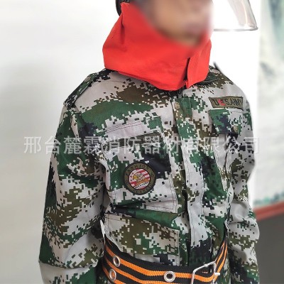 定制迷彩防火服森林消防战斗服急抢险救援服阻燃灭火防护服扑火服图2