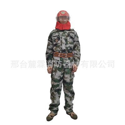 定制迷彩防火服森林消防战斗服急抢险救援服阻燃灭火防护服扑火服图4