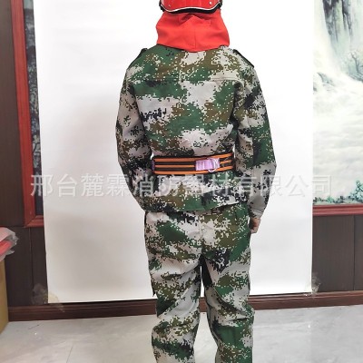 定制迷彩防火服森林消防战斗服急抢险救援服阻燃灭火防护服扑火服图5