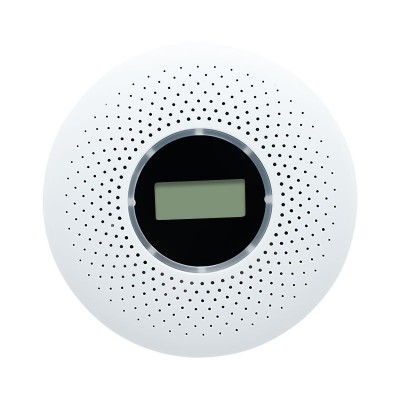 一氧化碳烟雾复合型报警器 家用消防smoke&co语音探测仪 外贸款图5