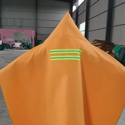 厂家直销 防火斗篷 商用 家用应急逃生衣 硅胶涂层阻燃耐高温披风图2