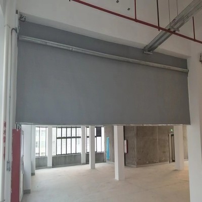 防火隔烟玻璃挡烟垂壁固定式挡烟垂壁防火帘耐高温隔烟卷帘图5