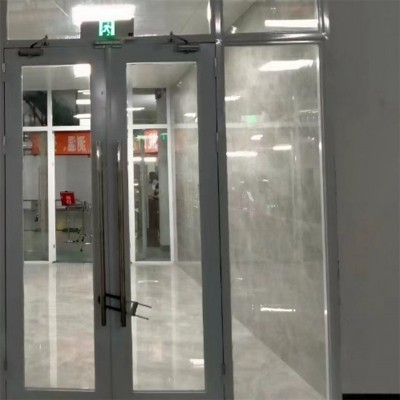 不锈钢高温玻璃防火门隔热防火玻璃门工程消防安全双开防弹防火门图4