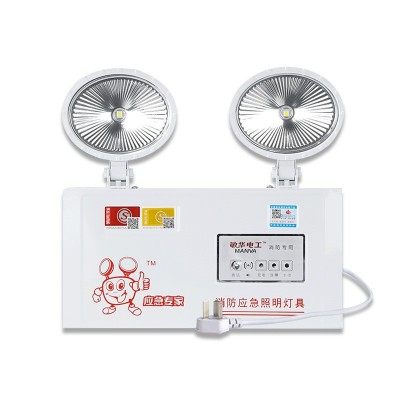 敏华电工应急灯批发消防应急照明灯LED双头紧急疏散消防灯应急灯图5