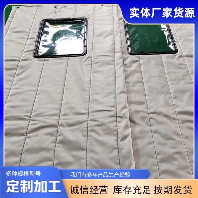 棉门帘冬季保暖家用帆布棉门帘厂房车间挡风棉门帘工地宿舍棉门帘图3