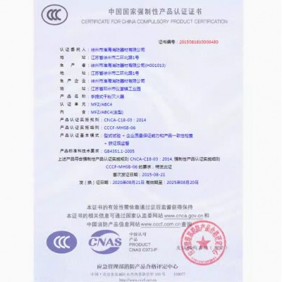 淮海手提式干粉灭火器4公斤店用商铺车载家用工厂消防器材图5