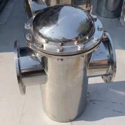 304不锈钢篮式过滤器316L蓝式过滤器快开提篮式过滤器管道除污器图2