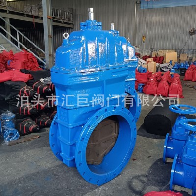 软密封法兰闸阀 Z45X弹性座封闸阀 球磨铸铁明杆暗杆法兰闸阀图2