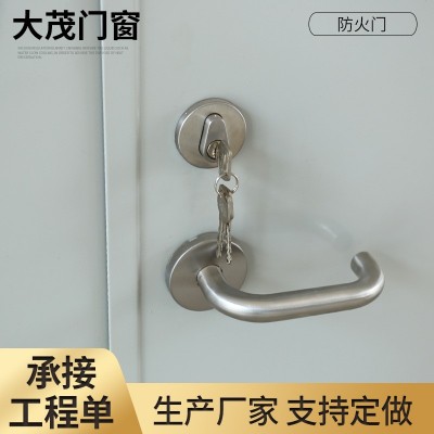 厂家生产钢质防火门耐火防盗门小区学校工程隔热子母门钢制防火门