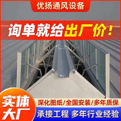 电动消防排烟天窗 一字型/三角型屋顶采光散热通风天窗09j621-3图5