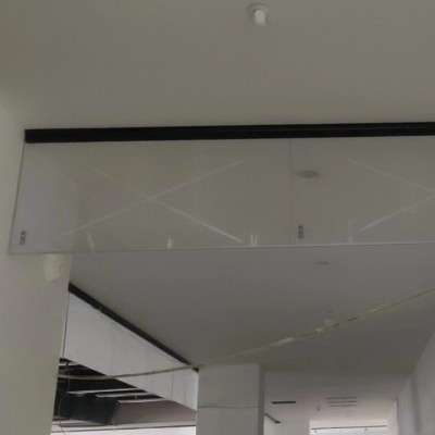 防火挡烟垂壁无机布硅胶防火布耐高温电动固定式消防挡烟垂壁厂家图5