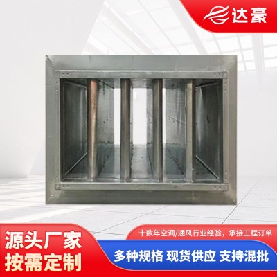 镀锌板圆型消音器方形分管消声器 工业管道蜂窝式消声器图3