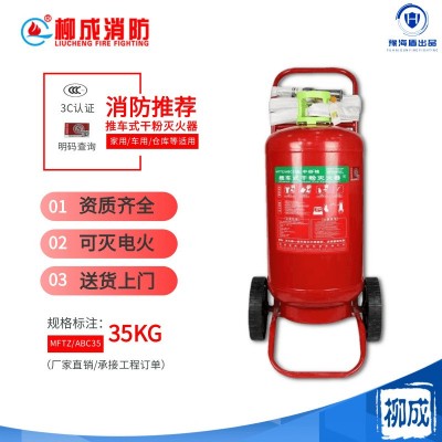 柳成4kg悬挂式干粉灭火器6/8公斤吊挂灭火装置超细干粉灭火球图5
