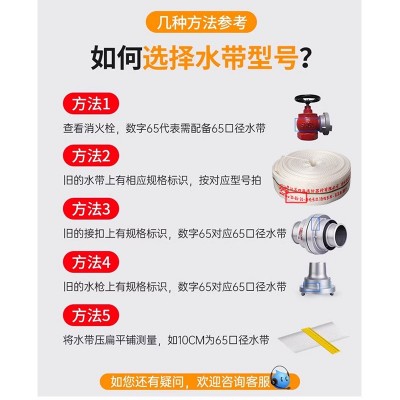 聚氨酯森林消防专用水带20-40-30米双层加厚灭火1/1.5寸高压水带图4