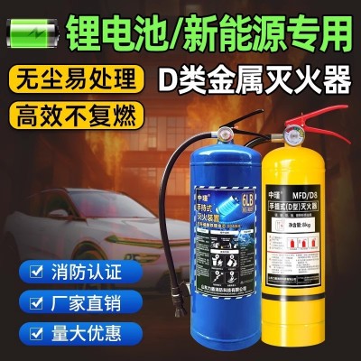 新能源汽车专用灭火器D类金属车用手提式D型电动车锂电池水基灭火