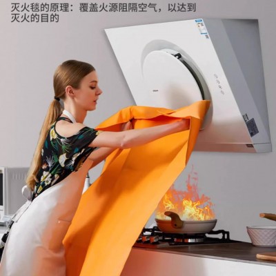 批发灭火毯耐高温玻璃纤维防火毯家用商用隔热阻燃防火布厂家直销图2