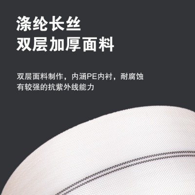 生产加工高压涤纶编织水带农用防爆输水带编织帆布水带灌溉输水带图2