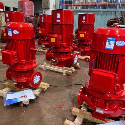 立式电动消防水泵全铜大流量消火栓喷淋泵110KW柴油机泵 稳压设备图2