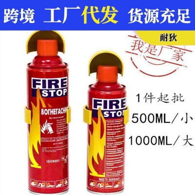 汽车用灭火器迷你车载灭火器 泡沫灭火器 验车家居防火送支架底座