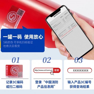 2025新国标南消鹏世龙手提式干粉灭火器4kg/1/2/3/5/8kg消防器材图4