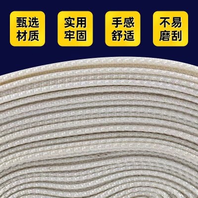 现货白色编织园林绿化抗洪排捞软管PVC浇水水泵加厚耐磨消防水带图2
