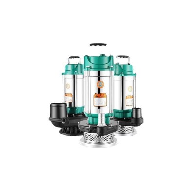 不锈钢潜水泵220v小型家用抽水机清水泵高扬程农用灌溉污水排污泵图5