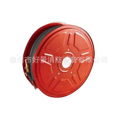 黑管消防软管卷盘30m自救卷盘黑管jps-20m-0.8黑管卷盘25米厂家图2