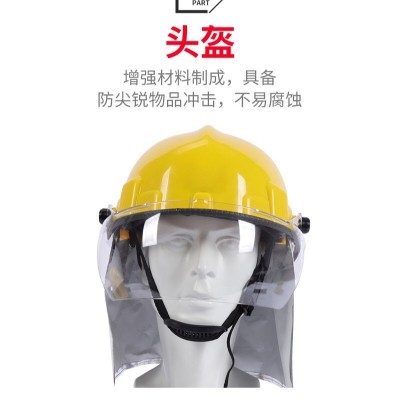 消防服装，消防服装五件套，加厚款图2